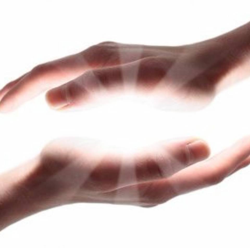 white light energy work hands - reiki